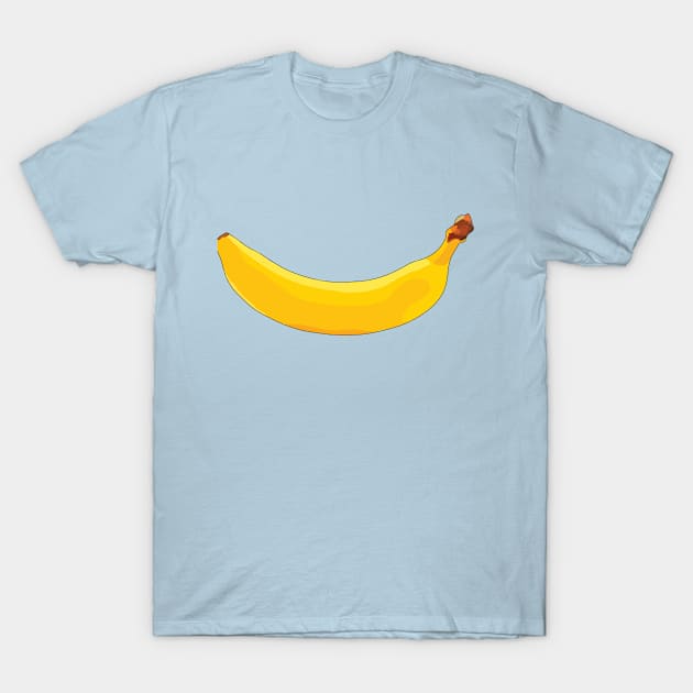 Banana Smile Mask T-Shirt by zero three